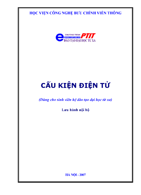 cấu kiện điện tử