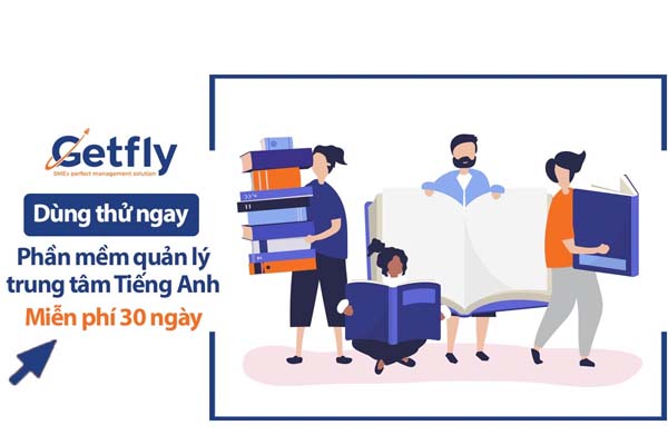 Ứng dụng quản lý trung tâm tiêng anh GetFly