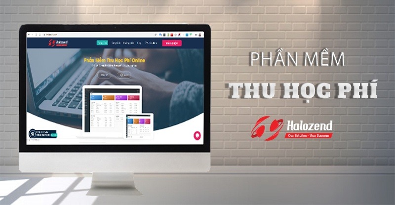 Phần mềm Halozend HTFM giúp thu học phí