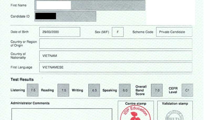 IELTS Thanh Loan cam kết đầu ra