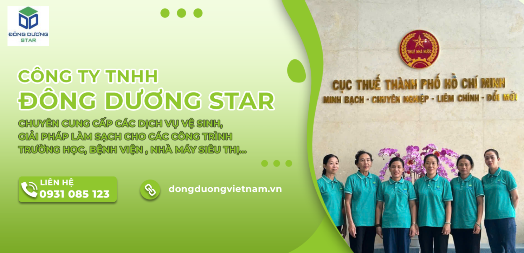 công ty vệ sinh công nghiệp Đông Dương