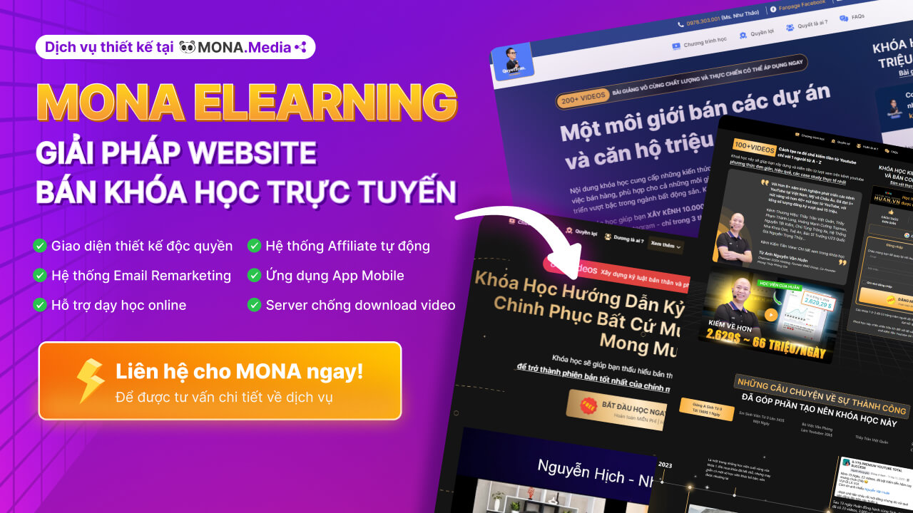 Giải pháp hệ thống MONA Elearning